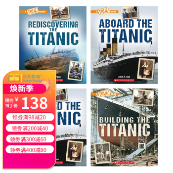 英文原版 A True Book: The Titanic 一本真實(shí)的書系列4本科普百科 STEAM讀物