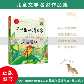 草叢里的演奏家 冰波1-2年拼音美繪版兒童文學(xué)名家當(dāng)代童話作品集 童話作品集