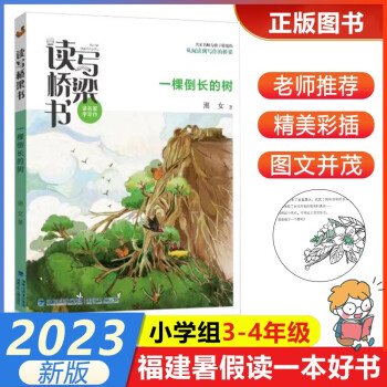 【一棵倒長的樹】讀寫橋梁書 讀名家學寫作 湘女著 2023年福建省暑假讀一本好書3-4小學生三四年級老師推薦暑假課外閱讀 一棵倒長的樹