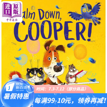 Anna Chernyshova: Calm Down, Cooper! 冷靜點(diǎn), 庫(kù)珀! 英文原版 進(jìn)口圖書 兒童繪本 動(dòng)物故事圖畫書 精品繪本