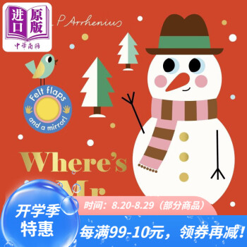 Where's Mr Snowman? 雪人在哪里?  英文原版 兒童故事繪本 Ingela P Arrhenius 3-6歲