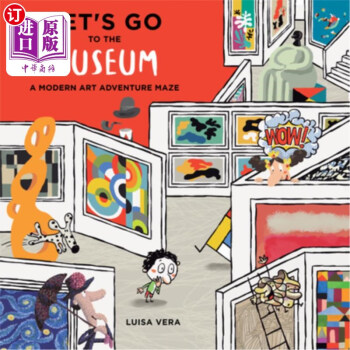 海外直訂Let's Go to the Museum: A Modern Art Adventure Maze 讓我們?nèi)ゲ┪镳^:現(xiàn)代藝術(shù)冒險迷宮