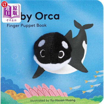 海外直訂Baby Orca: Finger Puppet Book (Puppet Book for Babies, Baby Play Book, 虎鯨寶寶:手指木偶書(嬰兒木偶書, 嬰兒游戲書, 互動