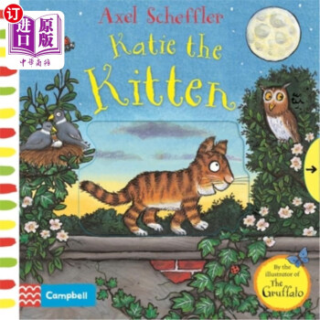 海外直訂Katie the Kitten: A Push, Pull, Slide Book 小貓凱蒂:推, 拉, 滑動書