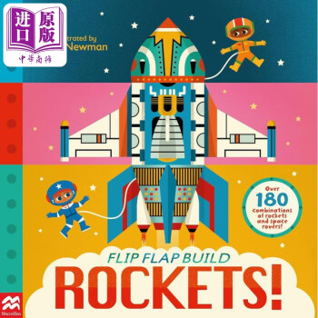翻滾的火箭 Flip Flap Build Rockets 英文原版 兒童互動(dòng)翻頁(yè)書 親子讀物 進(jìn)口低幼童書2-5歲 航空航天兒童讀物 中商原版