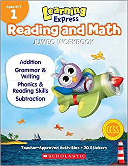 Learning Express Reading and Math Jumbo Workbook, 1