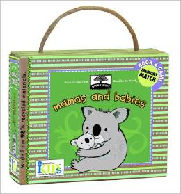 Green Start: Mamas and Babies (Book and Game) - Made With 98% Rec ycled Materials