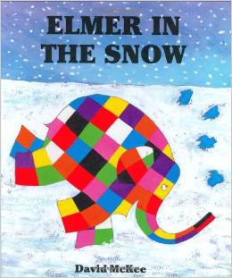 Elmer in the Snow