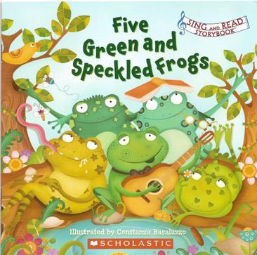 Five Green and Speckled Frogs