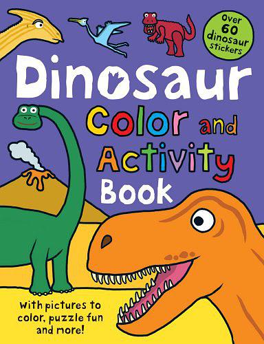 Dinosaur Color and Activity Book