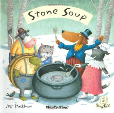 翻翻書  石頭湯Stone soup