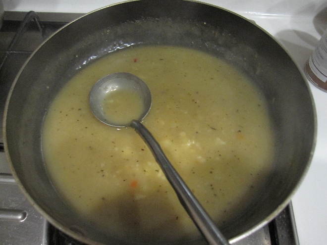 做澆頭 gravy