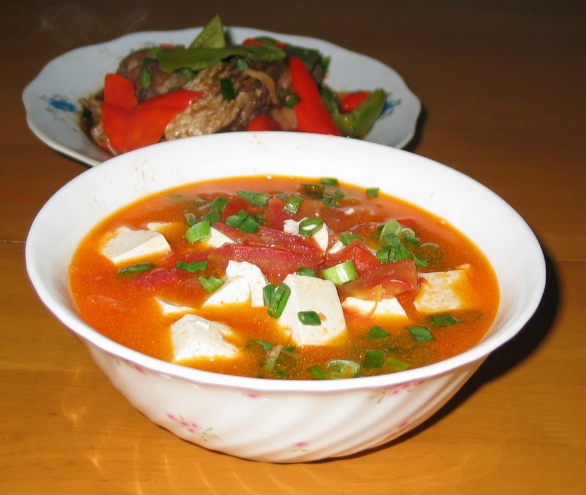 番茄豆腐湯