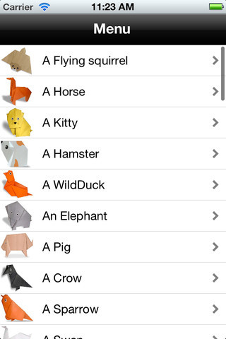 Animals Origami 