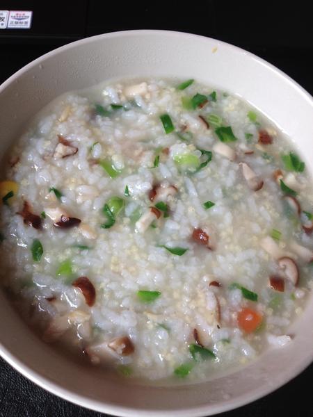 香菇小菜粥