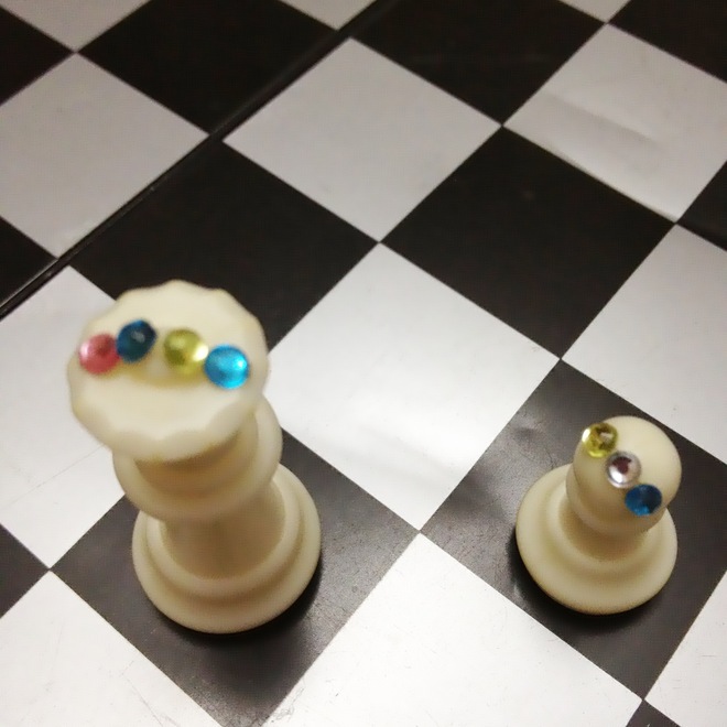 棋子愛裝飾