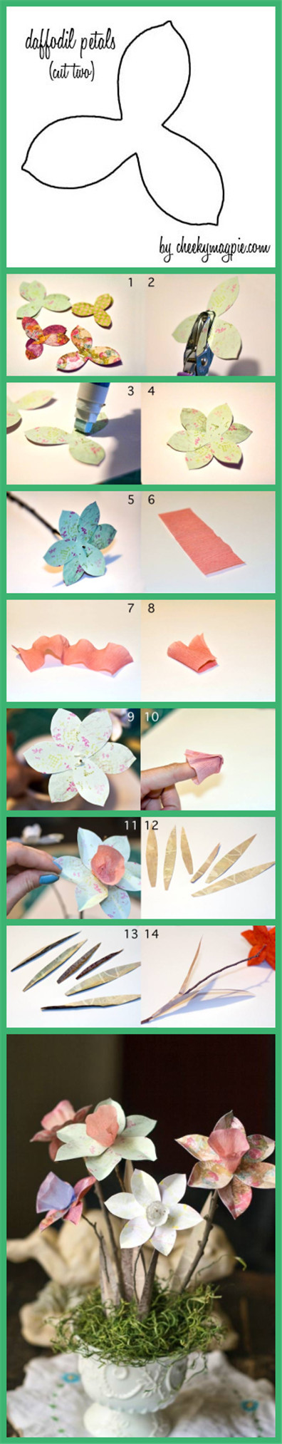 DIY紙水仙