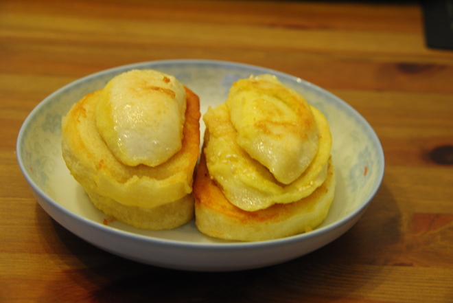 昨日食譜：蛋液饅