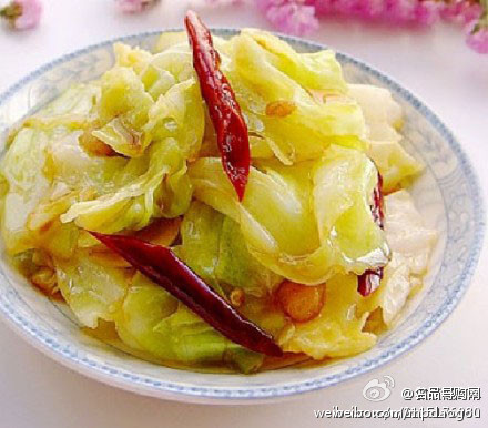 酸辣卷心菜