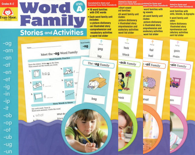 詞匯家族練習(xí)冊 Word Family Stories and Activities