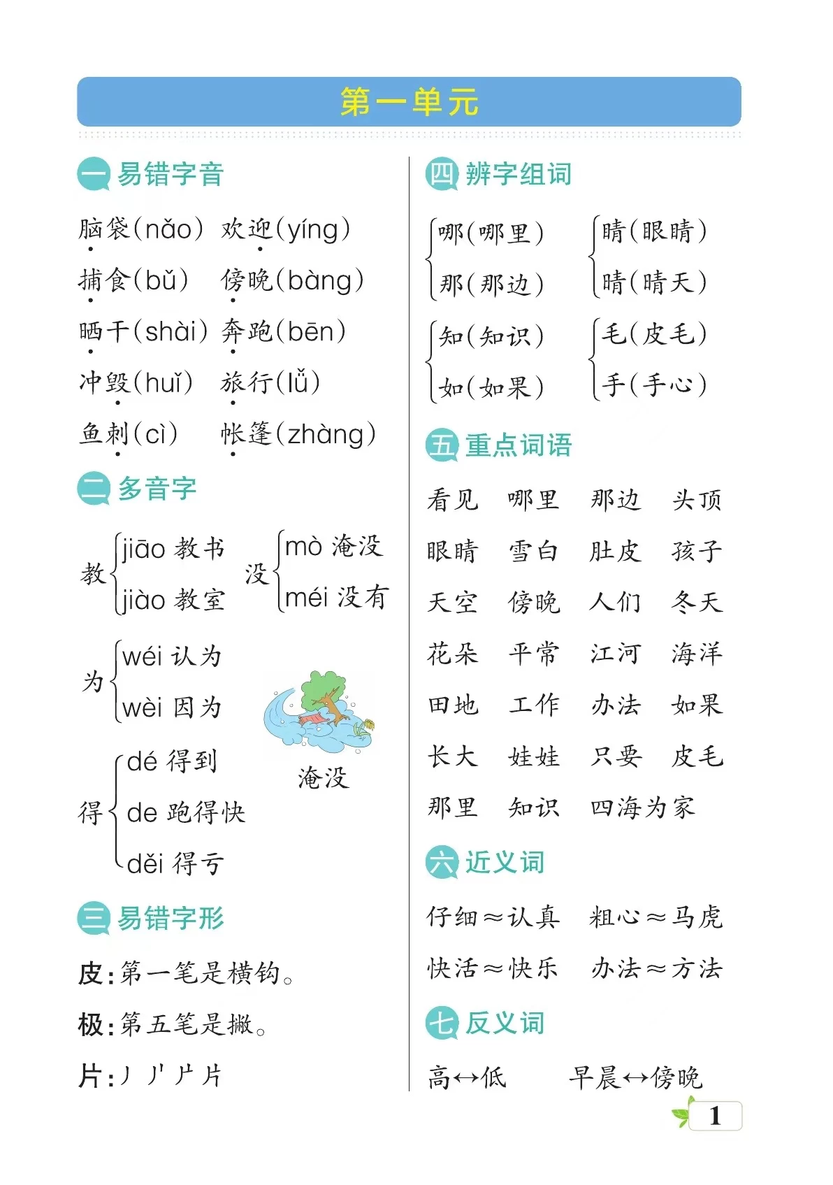二年级上册语文，