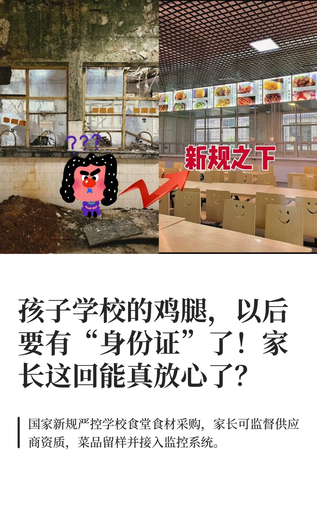 孩子学校的鸡腿，