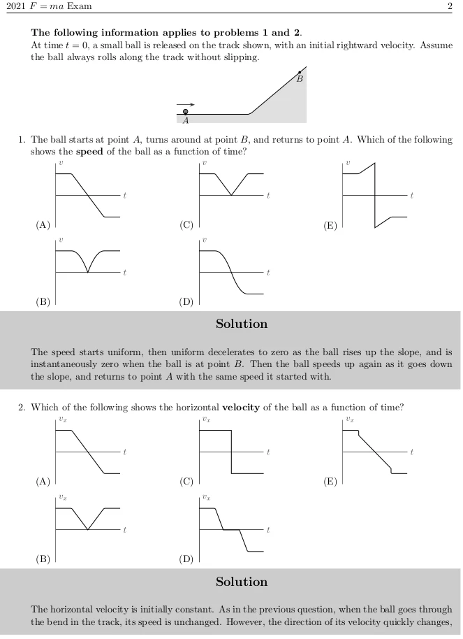 F=ma物理竞赛初体