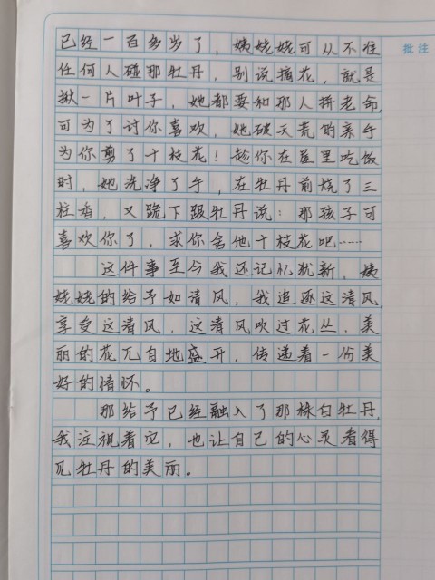晒一晒我家娃的作文
