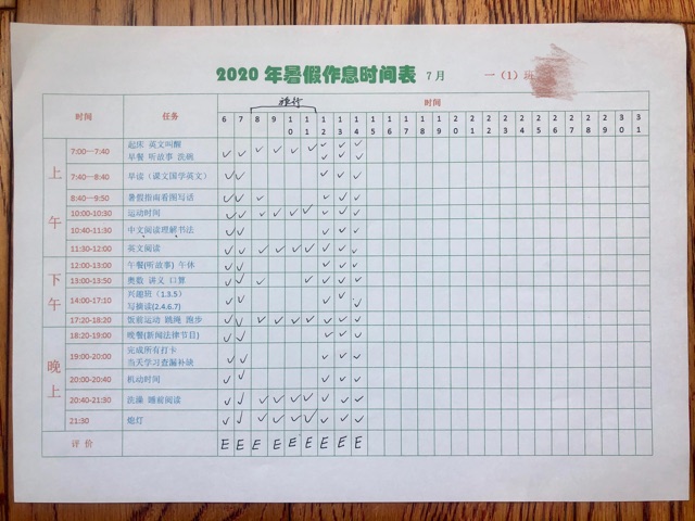 我們的一升二暑假