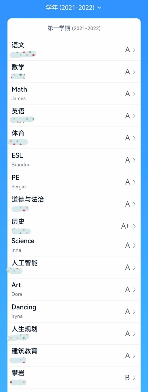 陽陽2上學業(yè)報告