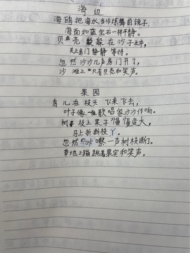 寫作練習(xí)