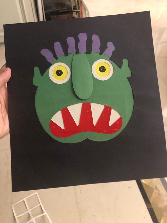 0225绘本拓展-big green monster - 小花生