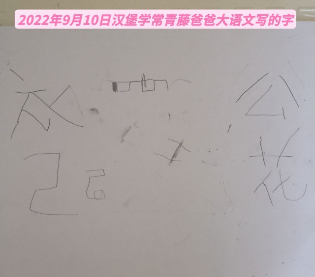 学写字
