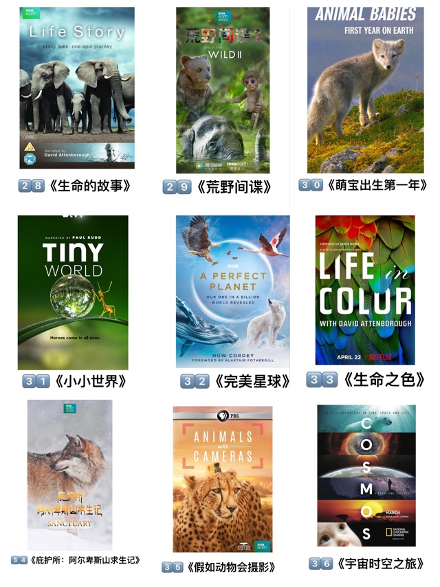 【干货】63部适合儿童看的宝藏纪录片