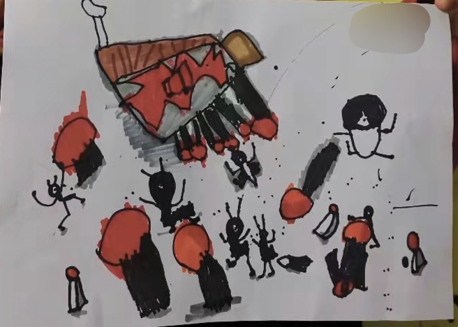 小牛的画