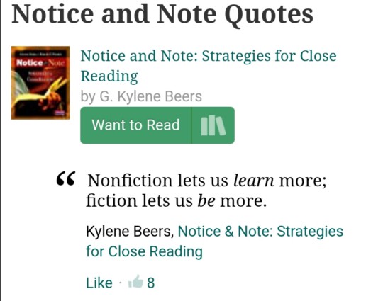 Nonfiction and F