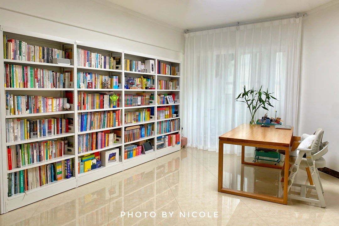 一面书墙，十年书