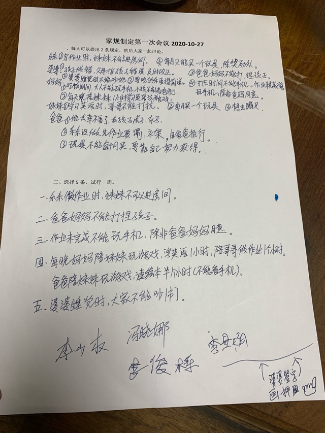 家規(guī)制