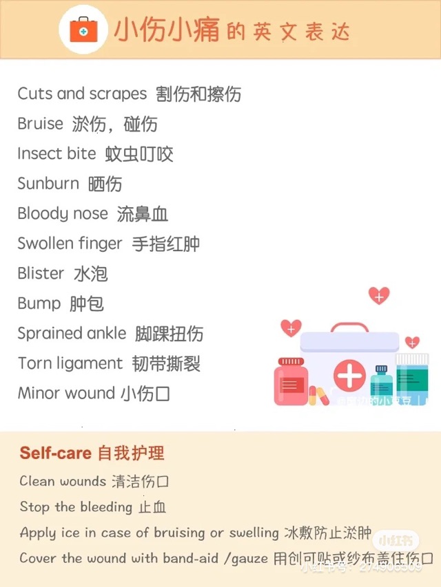 今天的英語學習筆