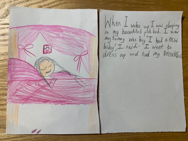 6歲孩子自己畫的
