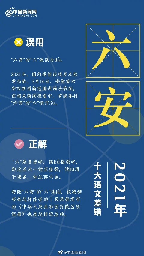 2021年十大語(yǔ)文差