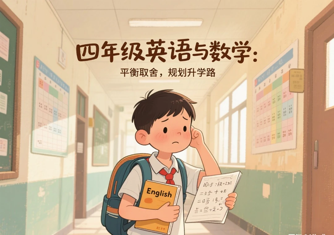 四年级英语与数学