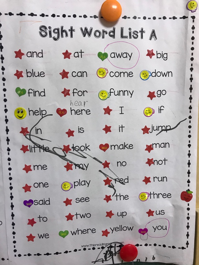 Sight words 記錄