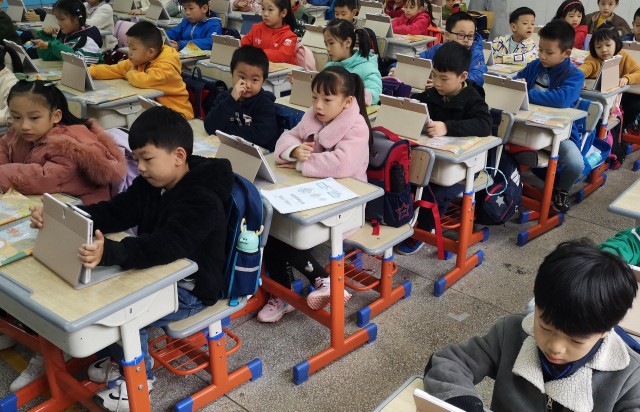 孩子們課堂第一次