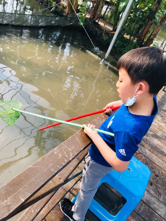 親子戶外活動.釣