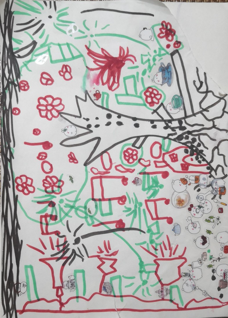 我和姐姐的創(chuàng)作