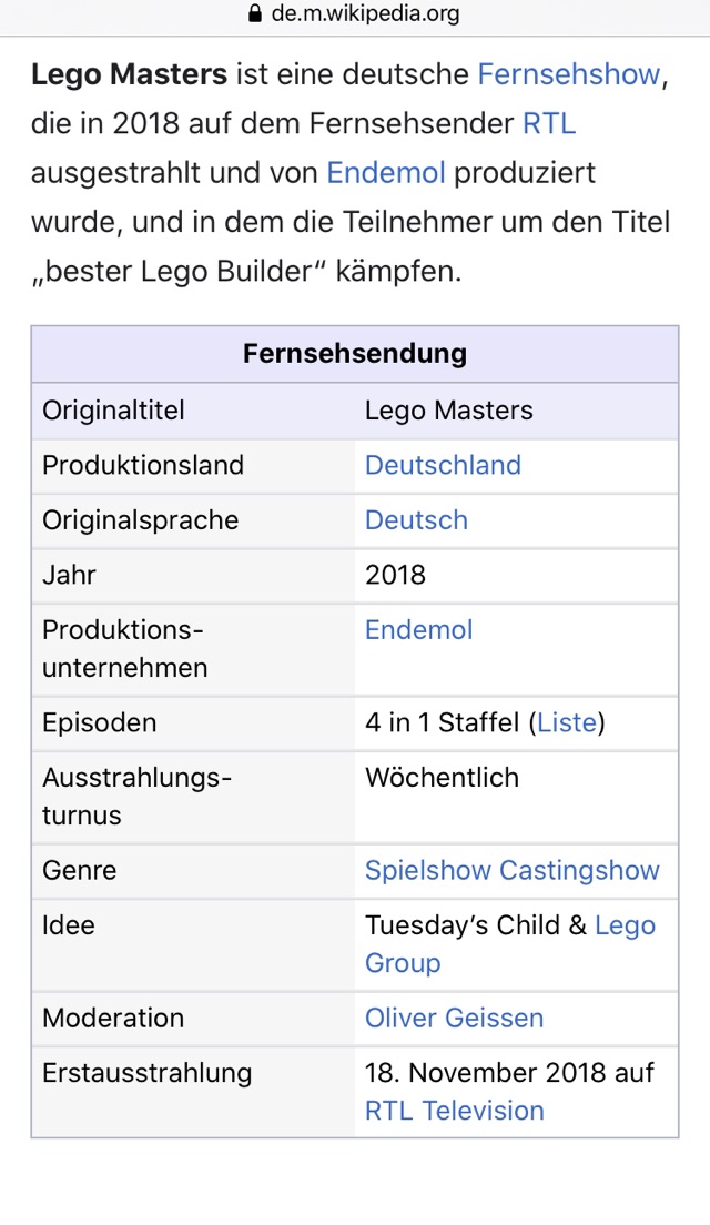 LEGO Master