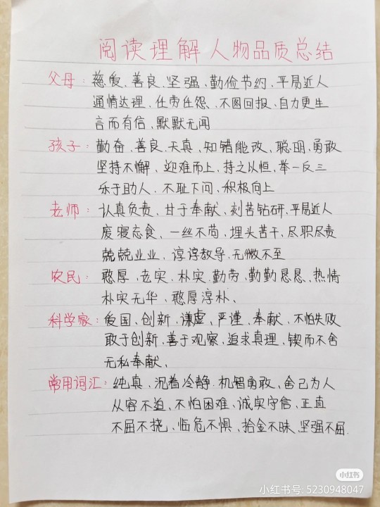 素材005 人物性格